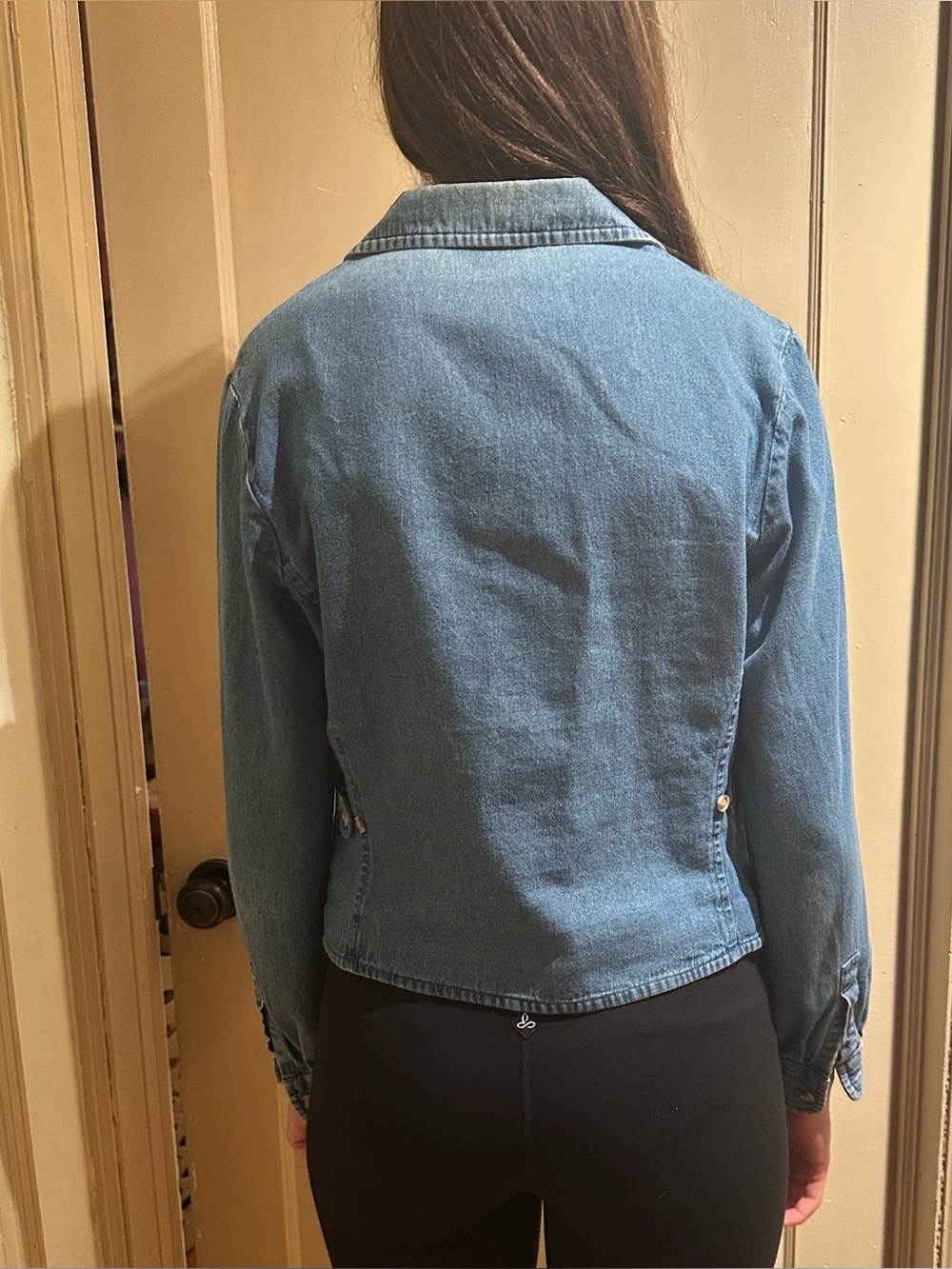 Talbots Classic Blue Denim Button-Front Jacket - Picture 7 of 7